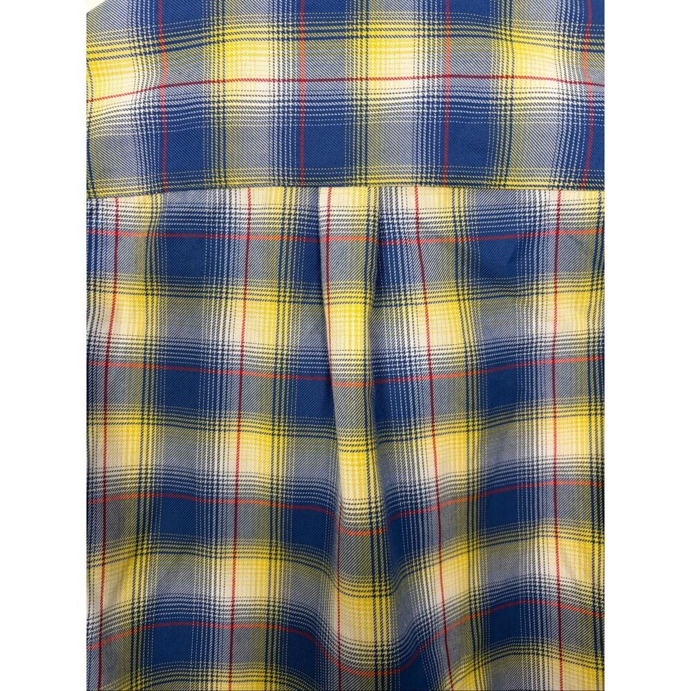DIXXON WD-40 Women’s Flannel Shirt Blue, Yellow Size S - Picture 8 of 12